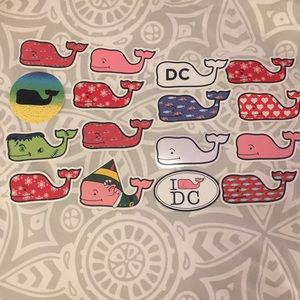 Vineyard Vines Whale stickers